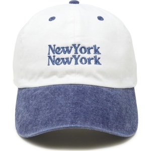 image:imageFunky Junque Vintage Two Tone Cotton Dad Hat Trucker Snapback Hat  Lightweight Cotton Trucker Hat with Adjustable Snapback Golf Beach and Weekend Funny Trucker Hats for Women amp MenNew York New York  NavyNatural