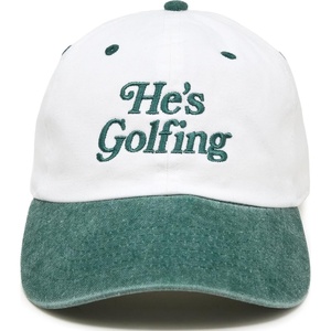 image:imageFunky Junque Vintage Two Tone Cotton Dad Hat Trucker Snapback Hat  Lightweight Cotton Trucker Hat with Adjustable Snapback Golf Beach and Weekend Funny Trucker Hats for Women amp MenHes Golfing  GreenNatural