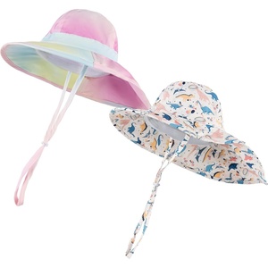 image:imageFunky Junque Wide Brim Baby Sun Hat Adjustable Beach Bucket Cap  Soft padded polyester baby bucket hat with double loops for zoo trips beach boating picnics amp parks2 Pack  Infant 1  3