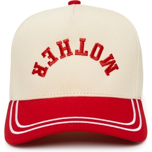 image:imageFunky Junque Womens 2 Tone Trucker Hats  Lightweight Cotton Cap with Sun Protection Golf Beach and Everyday Trendy Caps for WomenMother Upside Down  RedBeige