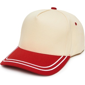image:imageFunky Junque Womens 2 Tone Trucker Hats  Lightweight Cotton Cap with Sun Protection Golf Beach and Everyday Trendy Caps for WomenRedBeige