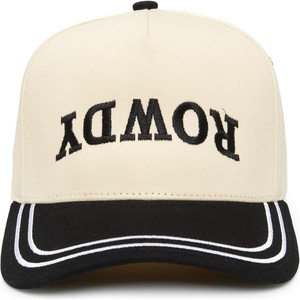 image:imageFunky Junque Womens 2 Tone Trucker Hats  Lightweight Cotton Cap with Sun Protection Golf Beach and Everyday Trendy Caps for WomenRowdy Upside Down  BlackBeige