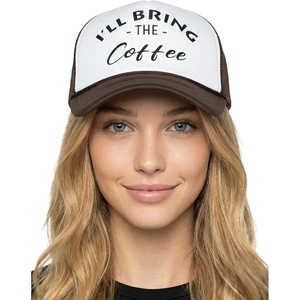 image:imageFunky Junque Womens Funny Trucker Hats  Adult Humor for Bachelorette Girls Trips Festivals amp Birthday GiftIll Bring the Coffee  WhiteBrown