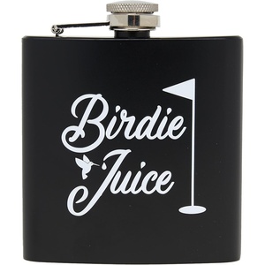 image:imageStainless Steel 6 Oz Hip Flask  Beast of Bourbon  Drinking flask with humorous inscription for weddings bachelor parties sporting events amp golf outingsBirdie Juice Black