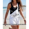 image:imageBachelorette Belt Bag Set  10 Pack 1 Bride amp 9 Squad  Waterproof fanny pack set with bride and bridesmaid designs for bachelorette parties beach trips bar nights amp brunchesBride White