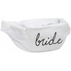 image:imageBachelorette Belt Bag Set  10 Pack 1 Bride amp 9 Squad  Waterproof fanny pack set with bride and bridesmaid designs for bachelorette parties beach trips bar nights amp brunchesBride White