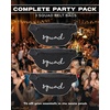 image:imageBachelorette Belt Bag Set  10 Pack 1 Bride amp 9 Squad  Waterproof fanny pack set with bride and bridesmaid designs for bachelorette parties beach trips bar nights amp brunches3 Pack Squad Black