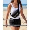 image:imageBachelorette Belt Bag Set  10 Pack 1 Bride amp 9 Squad  Waterproof fanny pack set with bride and bridesmaid designs for bachelorette parties beach trips bar nights amp brunchesSquad Black