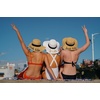 image:imageFunky Junque 8 Pack Bridal Sun Hats  1 Bride White 7 Bride Tribe