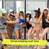 image:imageFunky Junque Adult Funny Trucker Hats Bachelorette Girls Trip  Breathable Mesh Panel 100 Polyester Adjustable Snapback Girls Weekend and Bach Party Adult Humor For Bride and Crew 5  Lets Dance Pack