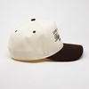 image:imageFunky Junque Adult Trucker Snapback Hat 2Tone Baseball Cap  5Panel Baseball Cap for Women and Men CottonPoly Blend Adjustable Fit Curved Brim Sun Protection for Golf Casual WearLivin on That Blue Collar Dollar  BrownBeige