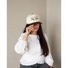 image:imageFunky Junque Adult Trucker Snapback Hat 2Tone Baseball Cap  5Panel Baseball Cap for Women and Men CottonPoly Blend Adjustable Fit Curved Brim Sun Protection for Golf Casual WearLivin on That Blue Collar Dollar  BrownBeige