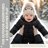 image:imageFunky Junque Baby Pom Pom Beanie  Soft Knit Infant Winter Hat for Baby Girls amp Boys Cozy Warm Newborn Beanie 012 MonthsAztec Pattern  Beige