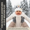 image:imageFunky Junque Baby Pom Pom Beanie  Soft Knit Infant Winter Hat for Baby Girls amp Boys Cozy Warm Newborn Beanie 012 MonthsAztec Pattern  White