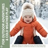 image:imageFunky Junque Baby Pom Pom Beanie  Soft Knit Infant Winter Hat for Baby Girls amp Boys Cozy Warm Newborn Beanie 012 MonthsBeige  Faux Fur Pom