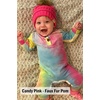 image:imageFunky Junque Baby Pom Pom Beanie  Soft Knit Infant Winter Hat for Baby Girls amp Boys Cozy Warm Newborn Beanie 012 MonthsBlack  Faux Fur Pom