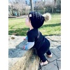 image:imageFunky Junque Baby Pom Pom Beanie  Soft Knit Infant Winter Hat for Baby Girls amp Boys Cozy Warm Newborn Beanie 012 MonthsBlack  Faux Fur Pom