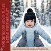 image:imageFunky Junque Baby Pom Pom Beanie  Soft Knit Infant Winter Hat for Baby Girls amp Boys Cozy Warm Newborn Beanie 012 MonthsBlack