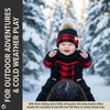 image:imageFunky Junque Baby Pom Pom Beanie  Soft Knit Infant Winter Hat for Baby Girls amp Boys Cozy Warm Newborn Beanie 012 MonthsBuffalo Check  BlackRed