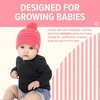 image:imageFunky Junque Baby Pom Pom Beanie  Soft Knit Infant Winter Hat for Baby Girls amp Boys Cozy Warm Newborn Beanie 012 MonthsCandy Pink