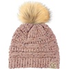 image:imageFunky Junque Baby Pom Pom Beanie  Soft Knit Infant Winter Hat for Baby Girls amp Boys Cozy Warm Newborn Beanie 012 MonthsConfetti Indi Pink Mint Faux Fur