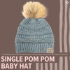 image:imageFunky Junque Baby Pom Pom Beanie  Soft Knit Infant Winter Hat for Baby Girls amp Boys Cozy Warm Newborn Beanie 012 MonthsConfetti Winter Mint Faux Fur