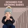 image:imageFunky Junque Baby Pom Pom Beanie  Soft Knit Infant Winter Hat for Baby Girls amp Boys Cozy Warm Newborn Beanie 012 MonthsConfetti Winter Mint Faux Fur