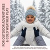 image:imageFunky Junque Baby Pom Pom Beanie  Soft Knit Infant Winter Hat for Baby Girls amp Boys Cozy Warm Newborn Beanie 012 MonthsConfetti Winter Mint Faux Fur