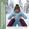 image:imageFunky Junque Baby Pom Pom Beanie  Soft Knit Infant Winter Hat for Baby Girls amp Boys Cozy Warm Newborn Beanie 012 MonthsDark Olive