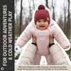 image:imageFunky Junque Baby Pom Pom Beanie  Soft Knit Infant Winter Hat for Baby Girls amp Boys Cozy Warm Newborn Beanie 012 MonthsDark Rose