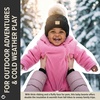 image:imageFunky Junque Baby Pom Pom Beanie  Soft Knit Infant Winter Hat for Baby Girls amp Boys Cozy Warm Newborn Beanie 012 MonthsDiagonal Basketweave Pattern  Black