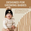 image:imageFunky Junque Baby Pom Pom Beanie  Soft Knit Infant Winter Hat for Baby Girls amp Boys Cozy Warm Newborn Beanie 012 MonthsDiagonal Basketweave Pattern  Black