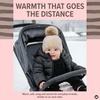 image:imageFunky Junque Baby Pom Pom Beanie  Soft Knit Infant Winter Hat for Baby Girls amp Boys Cozy Warm Newborn Beanie 012 MonthsDiagonal Basketweave Pattern  Multi Beige