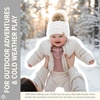 image:imageFunky Junque Baby Pom Pom Beanie  Soft Knit Infant Winter Hat for Baby Girls amp Boys Cozy Warm Newborn Beanie 012 MonthsIvory  Faux Fur Pom