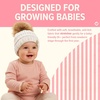 image:imageFunky Junque Baby Pom Pom Beanie  Soft Knit Infant Winter Hat for Baby Girls amp Boys Cozy Warm Newborn Beanie 012 MonthsIvory  Faux Fur Pom