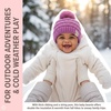 image:imageFunky Junque Baby Pom Pom Beanie  Soft Knit Infant Winter Hat for Baby Girls amp Boys Cozy Warm Newborn Beanie 012 MonthsLavender