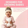 image:imageFunky Junque Baby Pom Pom Beanie  Soft Knit Infant Winter Hat for Baby Girls amp Boys Cozy Warm Newborn Beanie 012 MonthsLeopard  Beige