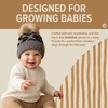 image:imageFunky Junque Baby Pom Pom Beanie  Soft Knit Infant Winter Hat for Baby Girls amp Boys Cozy Warm Newborn Beanie 012 MonthsLeopard  Heather Grey
