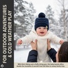 image:imageFunky Junque Baby Pom Pom Beanie  Soft Knit Infant Winter Hat for Baby Girls amp Boys Cozy Warm Newborn Beanie 012 MonthsNavy
