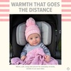 image:imageFunky Junque Baby Pom Pom Beanie  Soft Knit Infant Winter Hat for Baby Girls amp Boys Cozy Warm Newborn Beanie 012 MonthsPale Pink