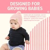 image:imageFunky Junque Baby Pom Pom Beanie  Soft Knit Infant Winter Hat for Baby Girls amp Boys Cozy Warm Newborn Beanie 012 MonthsPale Pink