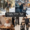 image:imageFunky Junque Baby Pom Pom Beanie Warm Winter Hat for Infants and Toddlers Chenille Double Pom Poms for Baby Girls amp BoysBeige