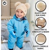 image:imageFunky Junque Baby Pom Pom Beanie Warm Winter Hat for Infants and Toddlers Chenille Double Pom Poms for Baby Girls amp BoysBeige