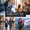 image:imageFunky Junque Baby Pom Pom Beanie Warm Winter Hat for Infants and Toddlers Chenille Double Pom Poms for Baby Girls amp BoysHot Pink
