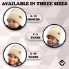 image:imageFunky Junque Baby Toddler amp Kids Beanie  Ultra Soft Stretchy Knit Winter Hat for Ages 010 Available in 3 SizesBeige