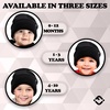 image:imageFunky Junque Baby Toddler amp Kids Beanie  Ultra Soft Stretchy Knit Winter Hat for Ages 010 Available in 3 SizesBlack