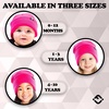 image:imageFunky Junque Baby Toddler amp Kids Beanie  Ultra Soft Stretchy Knit Winter Hat for Ages 010 Available in 3 SizesCandy Pink