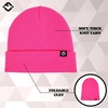 image:imageFunky Junque Baby Toddler amp Kids Beanie  Ultra Soft Stretchy Knit Winter Hat for Ages 010 Available in 3 SizesCandy Pink