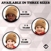 image:imageFunky Junque Baby Toddler amp Kids Beanie  Ultra Soft Stretchy Knit Winter Hat for Ages 010 Available in 3 SizesLight Brown