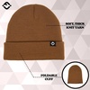 image:imageFunky Junque Baby Toddler amp Kids Beanie  Ultra Soft Stretchy Knit Winter Hat for Ages 010 Available in 3 SizesLight Brown
